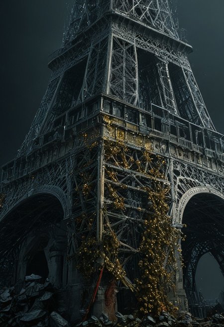 realistic, ((masterpiece)), ((best quality)), (detailed), cinematic, dynamic lighting, epic vibrant outdoor Paris cityscape with a stunning Lighted Eiffel-tower off center, professional photography, depth of field, intricate, contemporary, modern, urban, great lighting, JuggernautNegative, action shot, NEG-fixl-2, cinematic quality, (film grain), ultrarealistic 4k, photoart_style, realistic, Cinematic Lighting, movie-level texture, hand-painted details, epic, meticulous, perfect composition, dynamic play of light, rich colors, epic shot, perfectly quality, natural textures, high detail, photoshadow, (natural colors, correct white balance, color correction, dehaze), (intricate detailed), realism, Hyperrealism style