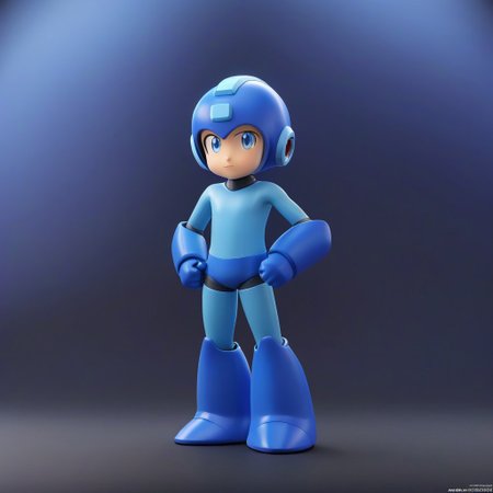 <lora:V1:0.7>,anime,masterpiece, best quality,8k,cg,good anatomy,(),(1boy),solo,megaman,flat chest,helmet,blue eyes,android,arm cannon,bodysuit,science fiction, full body,beautiful,megaman \(style\),armor,thick foot,dramatic, J_icon