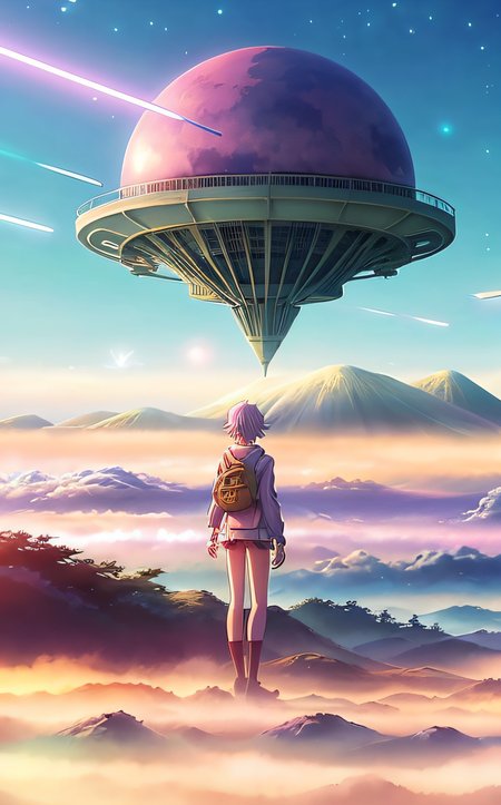 anime artwork hazy misty scene depicting an alien emerging from the fog
    <lora:epi_noiseoffset2:1> . anime style, key visual, vibrant, studio anime,  highly detailed