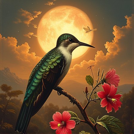 style of Martin Johnson Heade flux 473