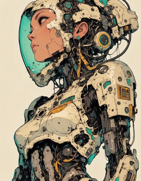 <lora:digital-abyss:1> bo-abyss, <lora:ck-shadow-circuit:1> in the style of cksc, <lora:CPA:1> anime, cyberpunk, <lora:dreadmirth-style-art:1> dreadmirthart, girl, <lora:FLUX-daubrez-DB4RZ-v2:0.3>
