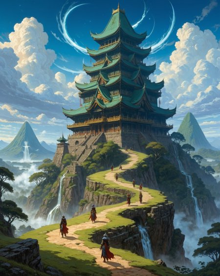 ethereal fantasy concept art of  ethereal fantasy concept art of  anime artwork Art painting by Masamune Shirow and yoshitaka amano and Tooth Wu, featured on Eddie Mendoza,, earth-serpent mound complexes where effigy pyramids grow medicinal herb beards, maintained by sacred geometry ant colonies,haunted vales where poltergeist storms shred stone, the air heavy with petrified screams that crystallizes into cursed diamonds,
<lora:iLLMythG0thicL1nes:0.7> G0thicL1nes,
<lora:extremely_detailed:0.7> extremely detailed ,
<lora:add-detail-xl:0.7>,
<lora:softdigital2x2:0.15>,
<lora:EpicF4nta5yXL:0.3>, . anime style, key visual, vibrant, studio anime,  highly detailed . magnificent, celestial, ethereal, painterly, epic, majestic, magical, fantasy art, cover art, dreamy, magnificent, celestial, ethereal, painterly, epic, majestic, magical, fantasy art, cover art, dreamy
