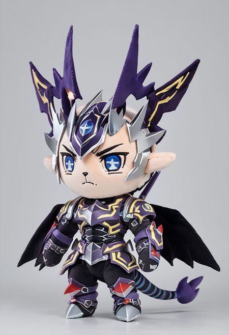 score_9, score_8_up, score_7_up,((plushify, chibi,  character stuffed toy)),dexdoru,wings,horns,tail