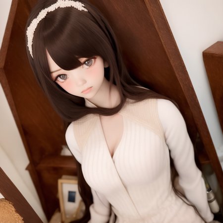 1girl, in full growth, best quality, masterpiece, <hypernet:ruchonaDollfieCuteAnd_v10:1.3>