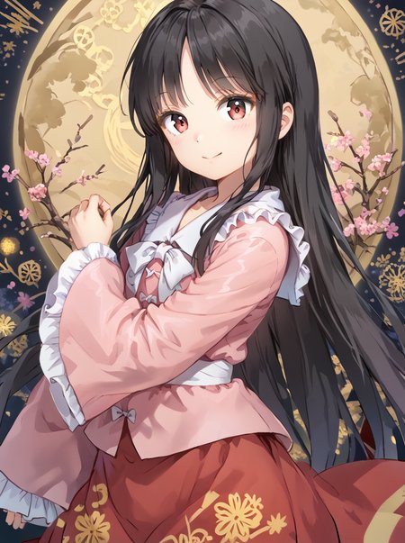 detailed background, shiny skin, posing, rating safe, 
<lora:thkaguya.pony:1>,
thkaguya,
<lora:anmi.pony:1>,
anmi,