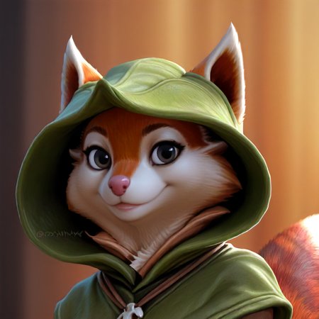 furry, Hoodwink. squirrel <lora:Hoodwink Illustrious:1>