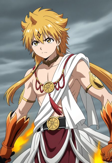 Alibaba Saluja (Djinn form) from Magi: The Labyrinth/Kingdom of Magic