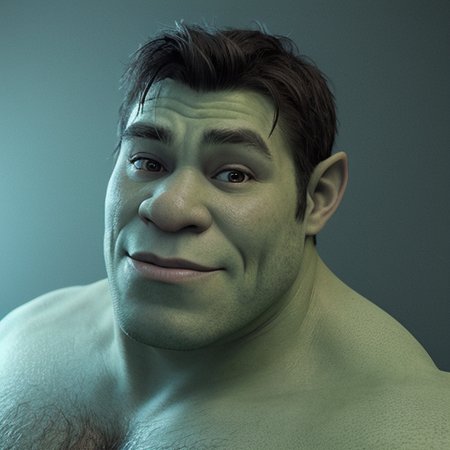 <lora:shrek:0.2>  shrek as 1boy, handsome, bulk, muscilar  posing in a dark studio, (rim lighting,:1.4) two tone lighting, sharp focus, teal hue, octane, unreal, dimly lit, low key