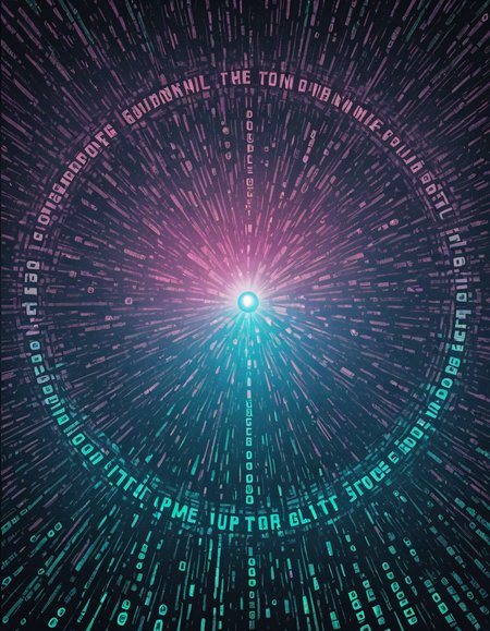 Glitchcore Art Style, detailed, mmatrix-style, silhouette, code, text focus, glitch, digital dissolve, dynamic, dramatic, distorted, vibrant colors, glitchcore art style
