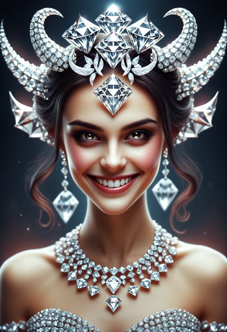 demons are a girl's best friend, smile, photo,
diamondMW, countless diamonds