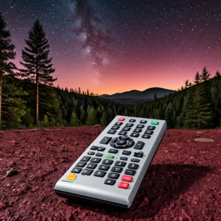 (remote control showcase) <lora:52_remote_control_showcase:1.1>
Maroon background,
high quality, professional, highres, amazing, dramatic,
(Nighttime campsite and forest:0.5),