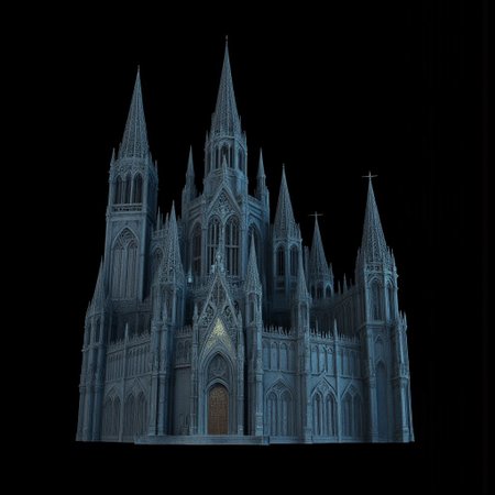 A Medieval castle with elderscrolls inspired aestetics and legend of zelda
Set against a solid dark black color background to emphasize its unsettling unnatural form that emphasizes its silhouette. The medium is not a traditional painting or illustrative medium like watercolor or ink but rather a digital 3D rendering.
MikeFranchinastyle, d4artstyle, d4concept, , bbstyle,, horror theme,, zbrush, ZBClay model of a gray sculpture, 1990's, 1990's style