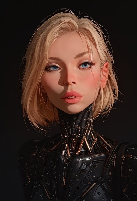 score_9, score_8_up, score_7_up, eye catching, sexy  hot platinum blonde iridium-eyed girl, texas ranger in uniform,   sexy cyborg cowgirl, a realistic beautiful woman, eye lighting, smoke,  , inciting , 43stl1ght1ng, low light, dramatic lighting, darkness, , full-length female-body, reelmech, mechanical parts, cable, wires, machinery, joints, body suit, D4rkR3troSc1f1, wide angle,  beautiful , industrial background