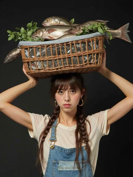There are wonderful studio lights and various reflections,
18yo beautiful cute girl with blushing and female orgasm.skin naturally showing the texture of blood vessels and detailed pale skin,
--,
<lora:Nakajo_Ayami_f1:1>,she is Nakajo Ayami, --,A fishmonger's daughter balances baskets on her head in Busan harbor dawn. Her rubber apron glistens with scales forming constellation patterns braided hair coiled with bioluminescent seaweed. Ice mist rises from crates to frame her flushed cheeks while fish gills pulse in rhythm with her breathing. Hyper-realistic textures: calloused hands vs silk-thin fish membranes rusted hooks casting lace-like shadows on her neck. The magic hides in the synchronized sway of every creature's movement with her hips.