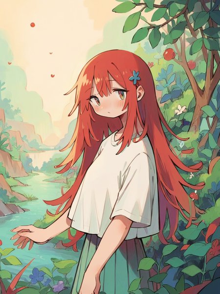 score_9, score_8_up, score_7_up, score_6_up,   <lora:m4m31XLP_r1:1> m4m31, 1girl, long hair, curvy