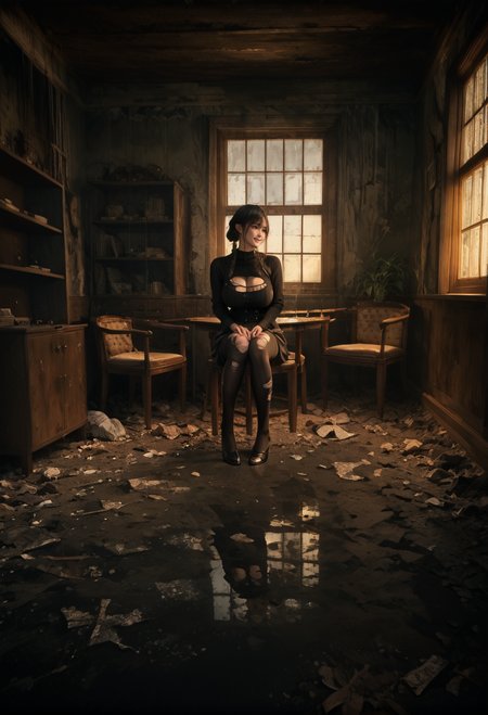 ,ruanyi1919,indoors,table,window,
1girl,torn pantyhose,torn clothes,on ground,knees to chest,full body,<lora:1919 dilapidated room_v1_pony:0.9>, score_9, score_8_up, score_7_up, score_6_up, score_9, score_8_up, score_7_up, score_6_up source_anime, blush, horny, 1girl, seduce smile, perfect body , natural huge breasts , source _anime,