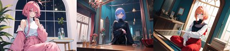(otherworldly), highly insanely detailed, masterpiece, top quality, best quality, highres, 4k, 8k, RAW photo, (very aesthetic, beautiful and aesthetic), 
1girl, asian female, facing viewer, turtleneck, pants, 
<lora:MM5-v1:0>, blue wall, window, sitting, Magic Mirror Car, MM5, indoors, 
1girl, solo, 
(__lazy-wildcards/char/haircolor__),âââ