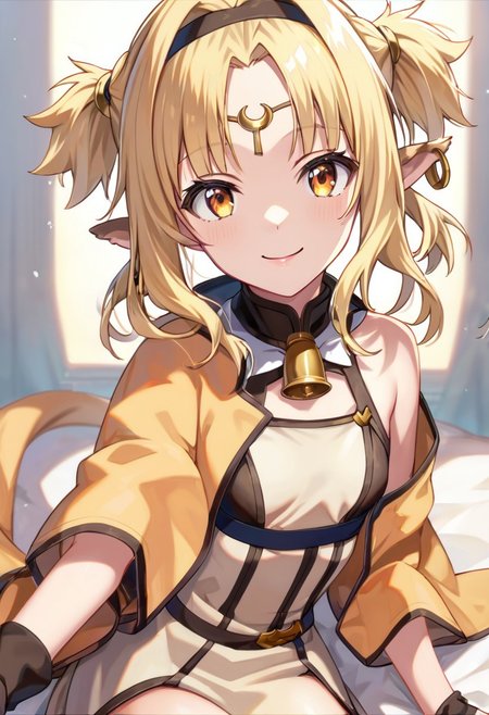 score_9, score_8_up, score_7_up, score_6_up, score_5_up, score_4_up, source_anime,  ALO-Alicia, smile, cute ,looking at viewer, Mixed-race skin