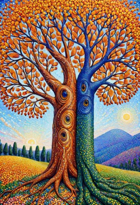 pointillism symbiosis