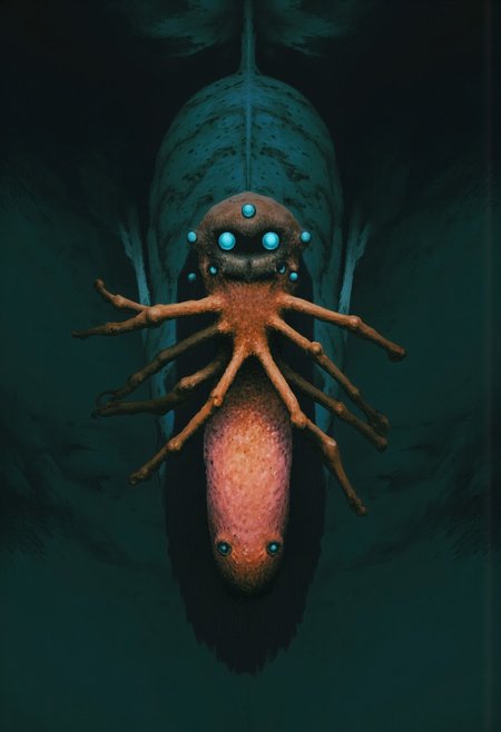 b3rs3rk first person d4concept pov, 3D01S, simple background d4artstyle atmospheric and powerful MikeFranchinastyle dark fantasy, natural organic and first person pov of a berserk style creature A Tsutomu Nihei style 
 fish-like amphibians of immense size, though they continued to grow as they aged and some fantastically ancient specimens might reach 40 feet. They resembled a bizarre eel, with long, tubular bodies, as well as a tail at one end and two fins near the head and another along the back. Aboleths' mouths were lamprey-like, filled with serrated, jawless teeth. Aboleth underbellies were often orange-pink, while their topsides were typically sea-green. A little bit back from the head were four long tentacles sprouting from across each other on the top. The head roughly triangular-shaped, with a spherical, somewhat beak-like nose. Above the nose their three eyes, each one set atop the other. Four blue-black slime-secreting orifices lined the bottom of their bodies blood was green and thick, oozing like sap. 
UHD letterboxed game trailer frame chromatic aberration dark atmosphere sharp masterpiece with a focus on the character, elden ring style, dark atmosphere, chromatic aberration