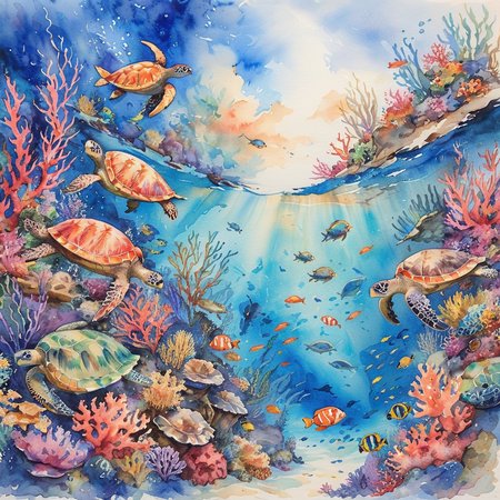 Ars MidJourney Watercolor