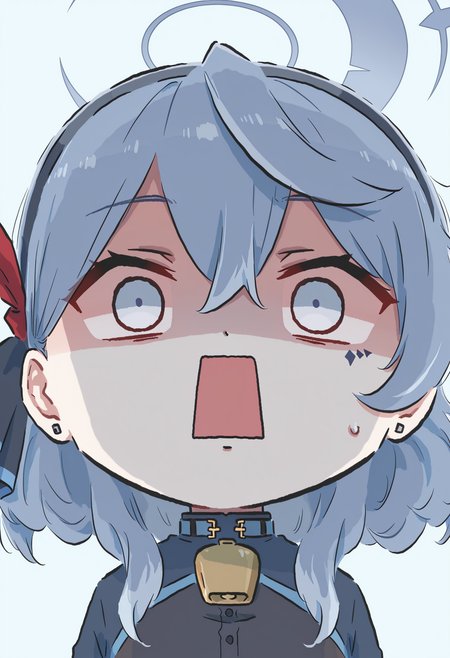 masterpiece,best quality,high resolution,source_anime,highly detailed illustration,
seductive, detailed eyes, very aesthetic,absurdres,newest, amazing quality,
detailed eyes, absurdres,newest, amazing quality,
<lora:shiXinzoroV1ill:1.0>, shixinzoruo,  chibi,
1girl, solo, ako \(blue archive\), surprised, open mouth, surprised, empty eyes, facial mark, shaded face,