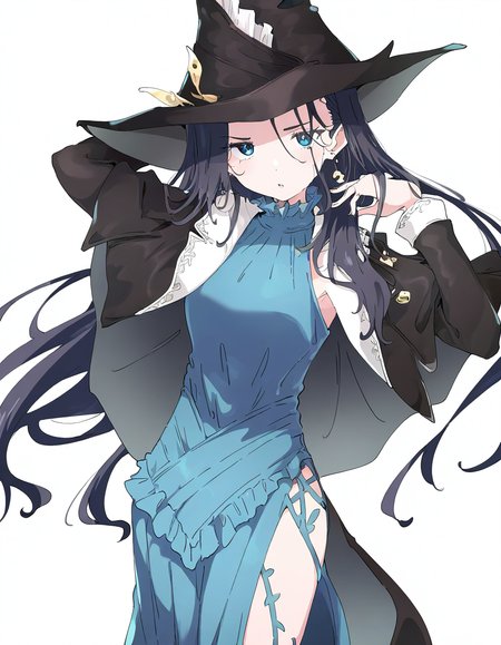 solo,1girl,dudugu,simple background,white background,looking at viewer,cowboy shot,<lora:dudugu-000014:0.9>,hat,, masterpiece, best quality, very aesthetic, absurdres,newest, incredibly absurdres,, (Ixy:0.6)),(hiten \(hitenkei\):0.7),