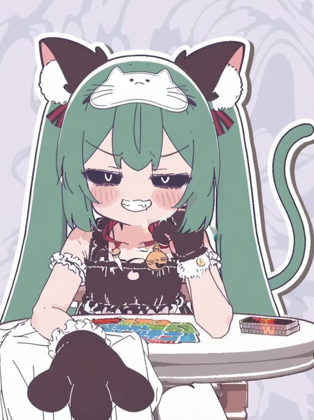 detailed background, shiny skin, posing, rating safe, 
<lora:nunumiku.pony:1>,
nunumiku, bbb, 
upper body, smug,