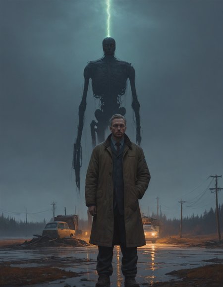 by simon stålenhag,  (dark but beautiful:1.4), (masterpiece, best quality:1.4) , in the style of nicola samori,
<lora:epi_noiseoffset2:0.5> <lora:add-detail-xl:1> <lora:xl_more_art-full_v1:0.5>  <lora:NicolaSamori:0.7>