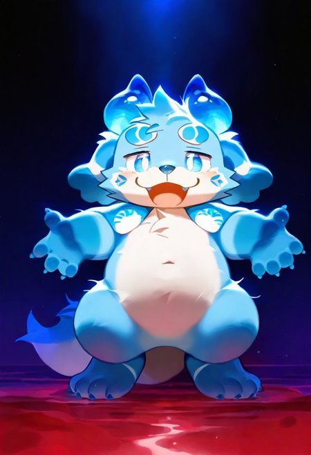 megemaru (kemogashima), artist:zuppu11, xi410, 748cm, alens, nyalia, kyomu, youlichu, memento mori, 1boy, solo, furry, cute, kemono, masterpiece, best quality, very awa, very aesthetic, absurdres, full body