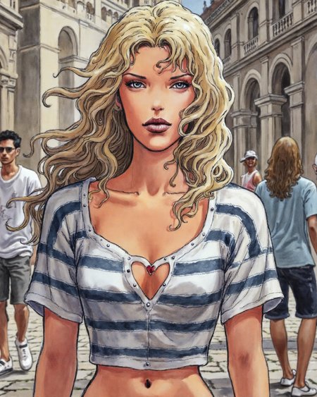 Milo Manara style FLUX