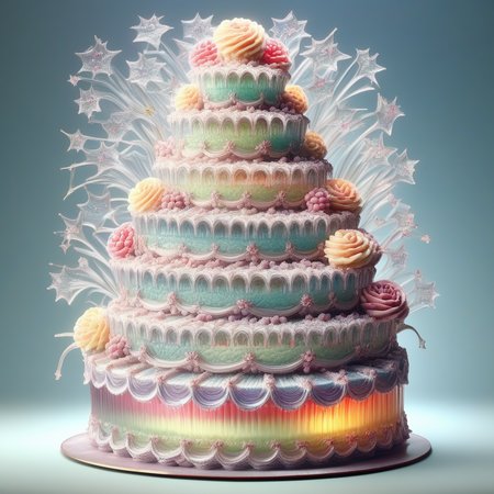 Fine-Cut Glass cake feast