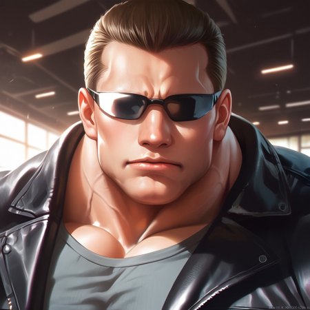 safe_pos, safe_pos, source_anime, detailed background, (score_9, score_8_up, score_7_up), zoroj, masterpiece, best quality, high quality, ultra detailed, highly detailed, high detail, artistic lighting, (highly detailed face, (perfect face, perfect eyes)), depth of field, perfect soft lighting, best shadows, perfect reflections, volumetric, detailed image, high resolution, defined faces, sharp definition,

solo, 1boy, male focus, Harnnold, brown hair, short hair, sunglasses, leather jacket, grey shirt, musclebears, muscular male, hyper muscles, bara, veiny muscles, large male,

gy3m, indoors, gym, large male dom, dynamic poses, various poses, looking at viewer, ((((face shot)))),
