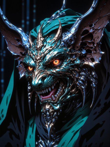 photorealistic, highly detailed, intricate,[:intensely glowing eyes, radiating,:6] fractal, iridescence, 8k, 16k, gradient background, living in the night, 'neath devils torn asunder, you call on me to solve a crooked rhyme, as i'm closing in imposing on your slumber, you call on me as bells begin to chime, are you on the square? are you on the level?, are you ready to swear right here, right now before the devil? glowing eyes, low camera angle, fractal, iridescence, glow, night blue, silver, platinum, teal, cyan, moonlit, mythp0rt, ne0nfant4sy, midjourney_whisper_avant_couture, <lora:style-mythic_fantasy-v2-flux-by_velvets:0.85> <lora:style-neon_fantasy-flux-by_neowave:0.64> <lora:epic_gorgeous_details-balance-flux-by_flyway:0.72> <lora:style-midjourney_lucid_dreams-flux-by_kawaiikitsuneai:0.24> <lora:midjourney_whisper_avant_couture-flux-by_aihonobono2023:0.68>