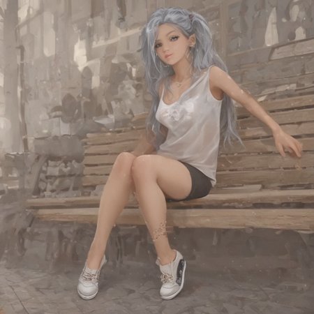 k-pop 1girl riding on the train, tan skin, korean asian girl, light blue hair, sitting on bench seat, goth slutty clothes,  wearing converse sneakers, (one shoe off), (heel popping), feet on the floor, morning peak, teasing me with her foot, photorealistic, looking at viewer, flirt, perfect <lora:add-detail-xl:1>, Super see Through