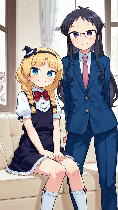 Majyo to Houki to Kurobuchi Megane (Hebe) Character and Style Pack for Illustrious