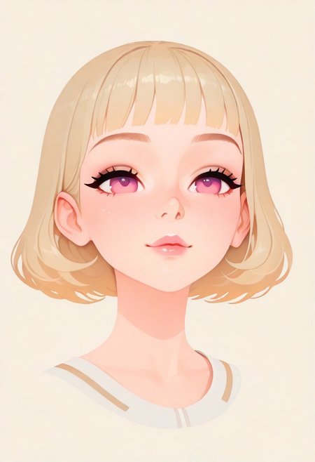 masterpiece, best quality, very aesthetic, haiz_ai, no lineart, no outline, portrait of a young woman, (artist:incase:0.5), (artist:tsuaii:0.5)