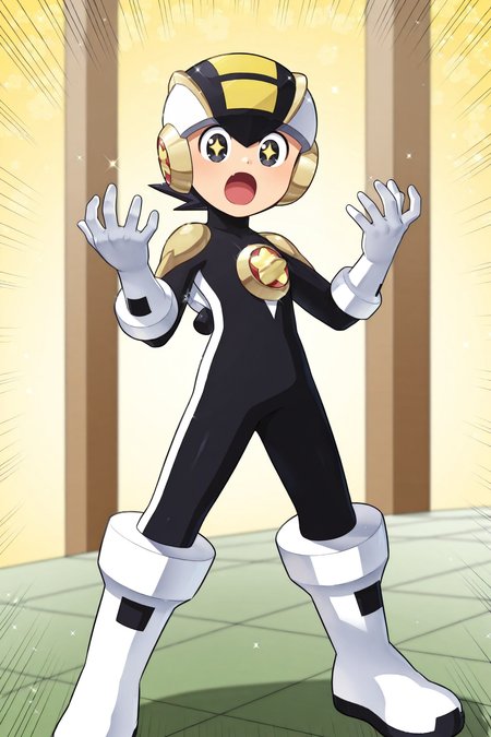 Megaman (Hanayashiki) - MegaManNTWarrior  - (Illustrious) [Commission]