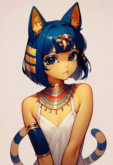 score_9, score_8_up, score_7_up, score_6_up, best quality, highres, source_anime, cute doodle, solo, ankha
