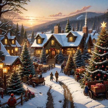 (((4k uhd))), (((high dynamic range:1.8))), ultra detailed, real photographic  nikon z7,  rich color,  christmas tree farm 1920's, rockwell masterpiece, highly detailed environment, (((highly detailed objects:1.4))), disco elysium OverallDetail (Thomas Kinkade Style)