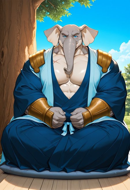 Gaidomaru komimura bleach battle masters characters elephant captain shinigami ao 16 gotie