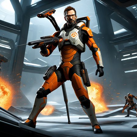 Gordon Freeman, the unexpected hero with a crowbar in hand, battles fiercely against the oppressive Combine forces within a sprawling research facility. The environment becomes chaotic as portal rifts unpredictably tear reality apart, allowing bizarre and hostile Xen creatures to spill into our dimension. Every corner holds potential threats and allies, weaving a tapestry of intrigue and combat.