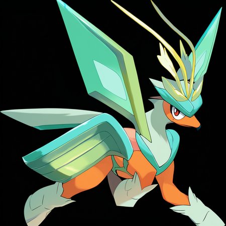 <lora:pokemon_pony_xl:0.6>, Type: Psychic, Type: Water Egg Group: Amorphous It has a Turquoise vein-like pattern running through its wings pulsating with energy during flight,The animal's roar is a symphony, combining the raw power of nature with a haunting melody,The creature's fur can stand on end, creating a Maroon halo effect that intimidates smaller predators.,The monster's laughter bubbles up as a Orange mist enveloping its companions in joy,Its knees are capped with Bronze armor that it uses to deliver devastating kicks,Its hooves resonate with a Gold sound when it trots, believed to encourage growth in nearby plant life.,The creature can emit a Cyan glow from the tips of its antennae, which is used to navigate and communicate in the dark,Its beak is curved and Turquoise, specialized for extracting its favorite food from hard-to-reach places,The monster's skin can harden into White plates on demand, offering an extra layer of protection during combat,The animal's breath on a Green morning appears as a swirling dance of light and shadow, score_9, score_8_up, score_7_up, score_6_up, score_5_up, score_4_up.  Simple black background, (Masterpiece:1.3) (best quality:1.2) (high quality:1.1)