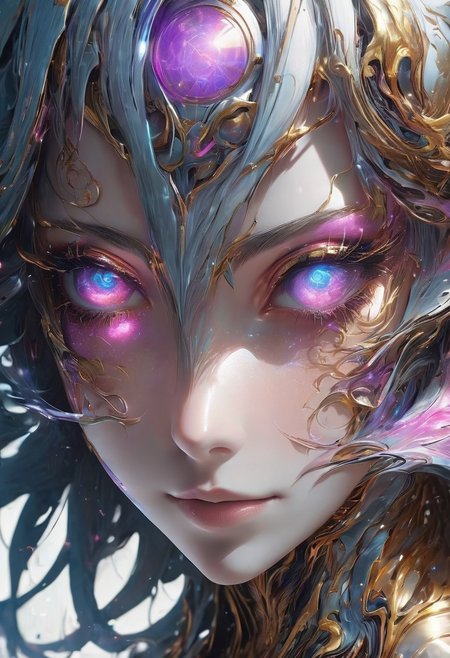 😁☘️👾👯‍♀️👯‍♀️🤡🍆🐴💥🎉, lawful, mystivis, glowing eyes, touching face, gorgeous, beautiful, razor sharp detail,