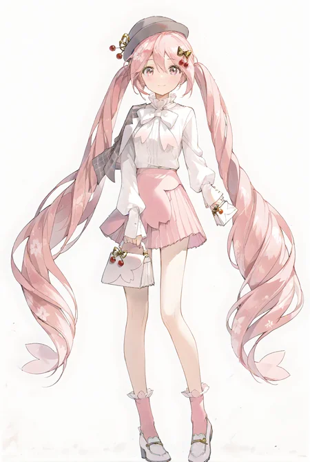 桜ミク お花見コーデVer. - Sakura Miku Cherry Blossom Viewing Coordinate Ver.