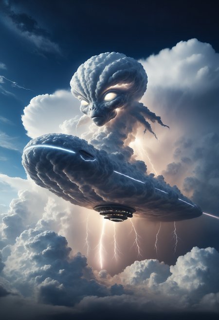martius_storm  <lora:Storm_Cloud_Style:1> [lemon slices : alien spaceship coming out of the clouds : 6]