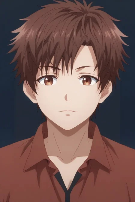 score_9, score_8_up, score_7_up, source_anime, rating_safe, intricate details, anime screencap, anime coloring, official style, looking at viewer, , 1boy, solo, male focus, <lora:itsuki_akazawa_pony:0.96>, itsuki_akazawa, brown hair, brown eyes, short hair, bangs, , , <lora:sdxl_lightning_8step_lora:1>