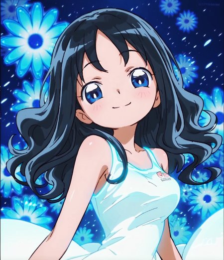 score 9, score 8 up, score 7 up, detailed background, shiny skin,
<lora:curemarine.pony:1>,
erika, transform,  
looking at viewer, 
large breasts, 
seductive smile, half-closed eyes, blush,
