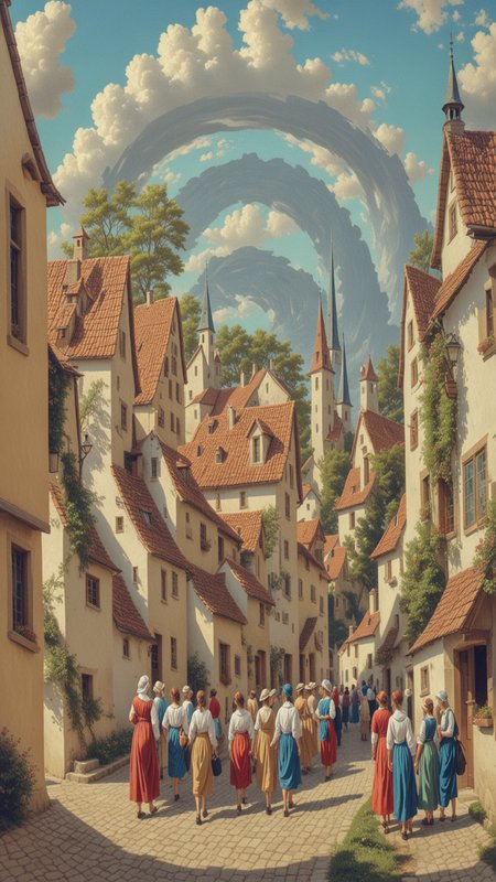 Town, spiral Effect, <lora:Spiral_Effect_Overlay_-_By_DICE-000003:0.5>, UHD