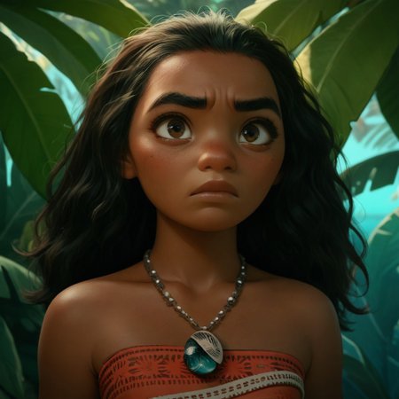 score_9, score_8_up, score_7_up, score_6_up, score_5_up, score_4_up, tropical island, dark skin, necklace, frustrated look